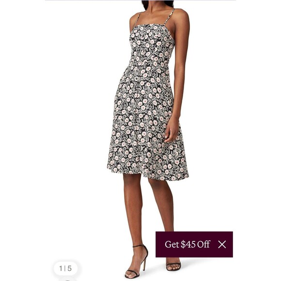 HVN Atlanta Button Front Strappy Dress Hearts Size 12 - Picture 1 of 7